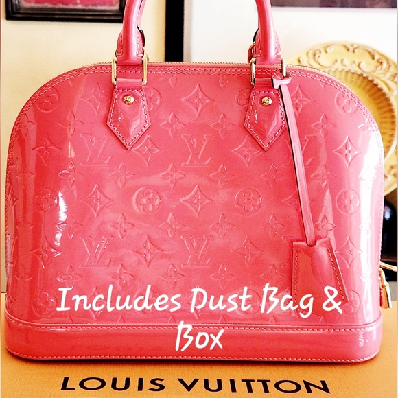 Louis Vuitton Alma PM Monogram Vernis Hot Pink - Picture 11 of 13